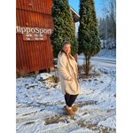 Part Two Naia pitkä pörröhuppari