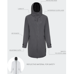 PAIKKA Human Visibility Raincoat