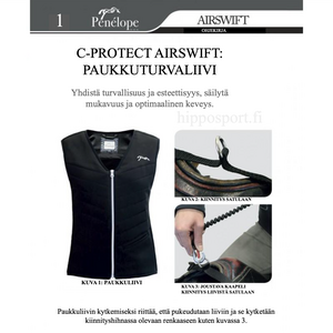 Pénélope Airswift paukkuturvaliivi