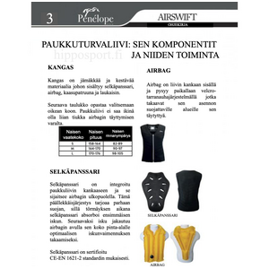 Pénélope Airswift paukkuturvaliivi