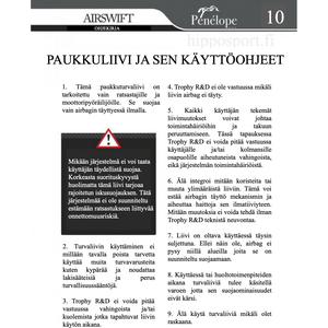 Pénélope Airswift paukkuturvaliivi