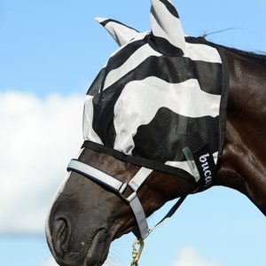Bucas Buzz-Off Zebra Fly Mask hyönteishuppu