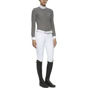 Cavalleria Toscana Plaited L/S Jersey pitkähihainen kilpailupaita