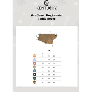 Kentucky Teddy Fleece koiran takki