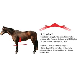 Mattes Athletico lyhyt satulavyö