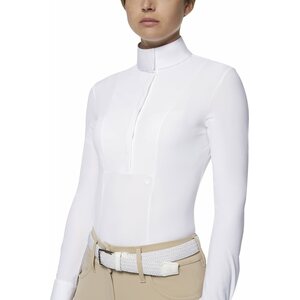 Cavalleria Toscana Jersey Poplin pitkähihainen kilpailupaita