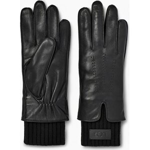 UGG Leather tech and knit cuff hanskat
