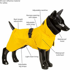 PAIKKA Visibility Raincoat Light keltainen