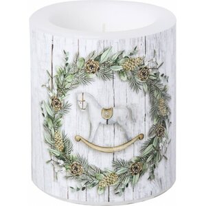 IHR White X-Mas kynttilä