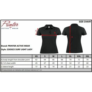Naisten pikee Surf Light Lady