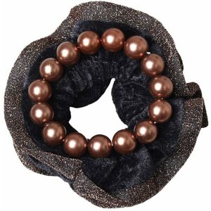 SD Design Ruskea scrunchie setti