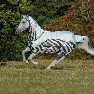 Bucas Buzz-Off Rain Zebra + neck hyönteissadeloimi