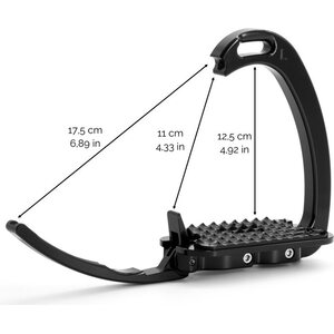 Tech Stirrups Venice Sloped Dressage turvajalustimet