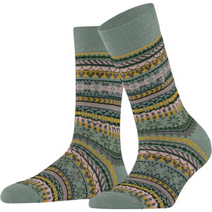 Burlington Fair Isle Delight naisten nilkkasukat