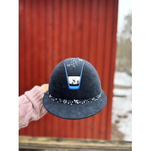 Samshield Miss Shield 1.0 Custom Flower Swarovski Jewelry ratsastuskypärä