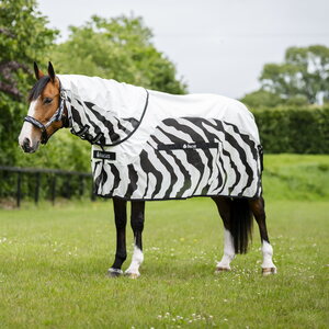 Bucas Buzz-Off Rain Zebra + Neck hyönteissadeloimi