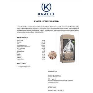 Krafft Lucerne Chopped 15kg