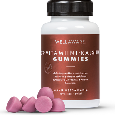 Back On Track WellAware D3- vitamiini+kalsium gummies