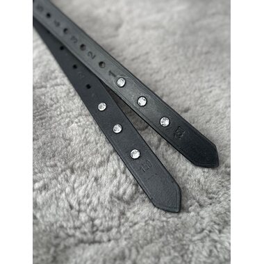 Döbert jalustinhihnat timanteilla, Musta, 150cm