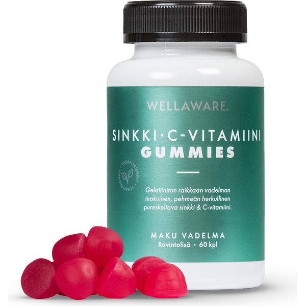 Back On Track WellAware Sinkki+C-vitamiini gummies