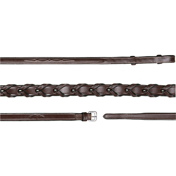 Dy'on Hunter collection punotut nahkaohjat